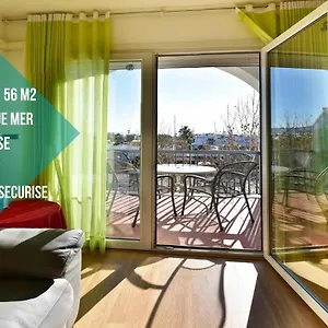 Unsejouraempuriabrava-terrasse-vue -clime- Wifi Parking Apartamento